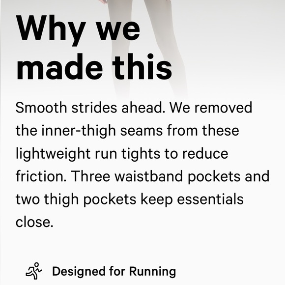 🆕❤️NWT LULULEMON Fast & Free 25” Tight - Picture 5 of 9